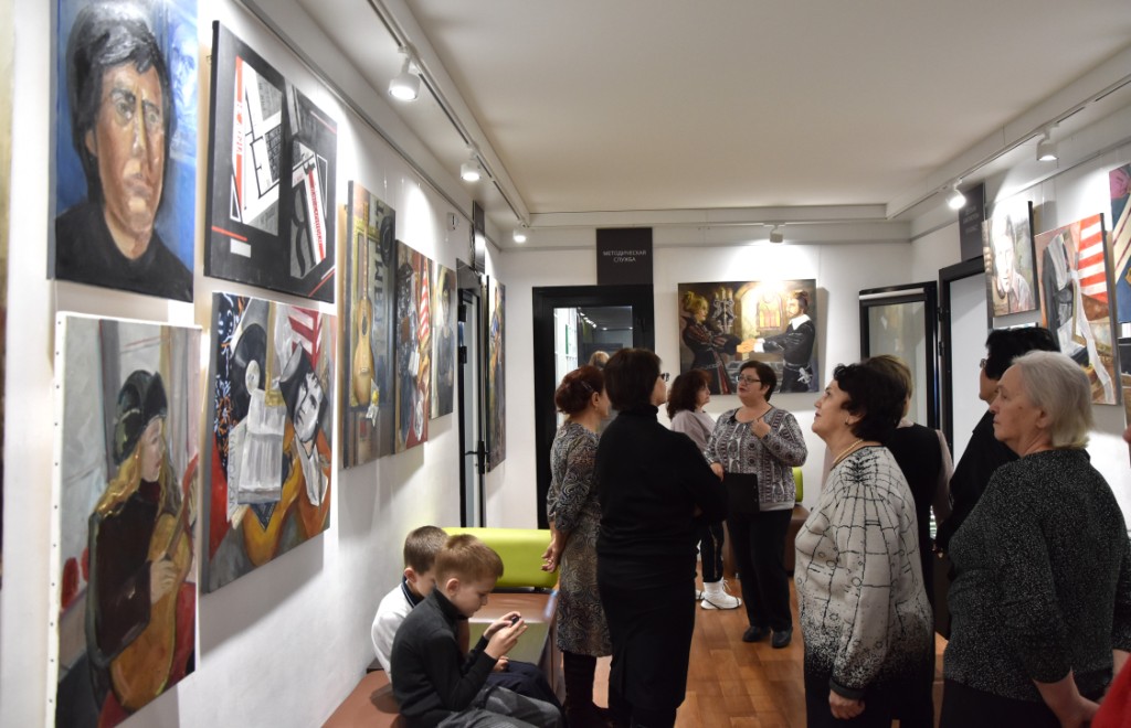 «Вдохновлённые Высоцким». Открытие выставки.